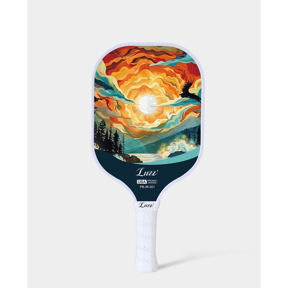 Luzz Pickleball Paddles T700 Carbon Fiber Eagle Sunset USA Approved